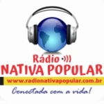 Logo da emissora Rádio Nativa Popular