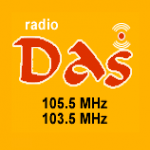 Logo da emissora Radio DAS 105.5 FM