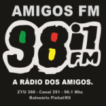 Logo da emissora Rádio Amigos  FM