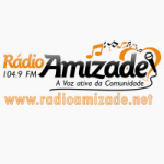 Logo da emissora Rádio Amizade 104.9 FM