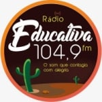 Logo da emissora Rádio Educativa 104.9 FM