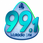 Logo da emissora Rádio Equinócio 99.1 FM