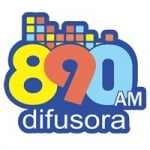 Logo da emissora Rádio Difusora 890 AM