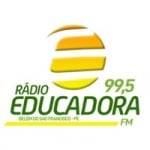 Logo da emissora Rádio Educadora 99.5 FM