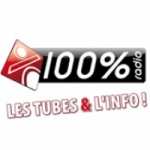 Logo da emissora 100% Radio 92.4 FM