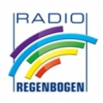 Logo da emissora Regenbogen 102.8 FM