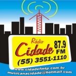 Logo da emissora Rádio Cidade 87.9 FM