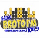 Logo da emissora Rádio Broto 104.9 FM