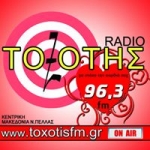 Logo da emissora Radio Toxotis 96.3 FM