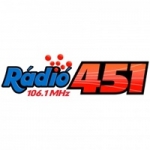 Logo da emissora Radio 451 106.1 FM