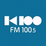 Logo da emissora K100 100.5 FM