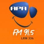 Logo da emissora APA Radio San Pedro 91.5 FM