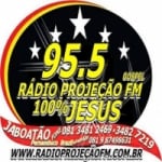 Logo da emissora Rádio Projeção 102.5 FM