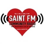 Logo da emissora Radio Saint 93.1  FM