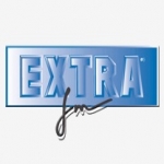 Logo da emissora Extra 107.2 FM