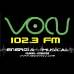 Logo da emissora Radio Vocú 102.3 FM