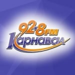 Logo da emissora Radio Karnaval 92.8 FM