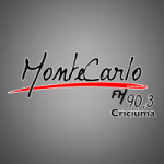 Logo da emissora Rádio Montecarlo 90.3 FM