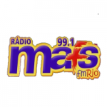 Logo da emissora Rádio Mais FM Rio 99.1