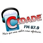 Logo da emissora Radio Cidade 87.9 FM