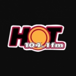 Logo da emissora Radio Hot 104.1 FM