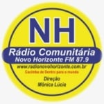 Logo da emissora Rádio Comunitária Novo Horizonte 87.9 FM