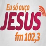 Logo da emissora Rádio Jesus 102.3 FM