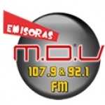 Logo da emissora Radio Manantial de Vida 107.9 FM 92.1 FM