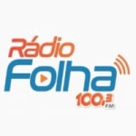 Logo da emissora Rádio Folha 100.3 FM