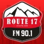 Logo da emissora Radio CFJU Route 17 90.1 FM