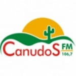 Logo da emissora Rádio Canudos 106.7 FM