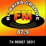 Logo da emissora Rádio Baixa Grande 87.9 FM