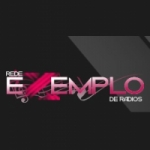 Logo da emissora Rádio Exemplo FM