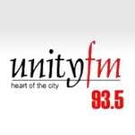Logo da emissora Radio Unity 93.5 FM