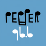 Logo da emissora Radio Pepper 96.6 FM