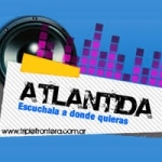 Logo da emissora Radio Atlántida 98.1 FM