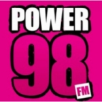 Logo da emissora Radio Power 98 KZGZ 97.5 FM