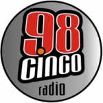 Logo da emissora Radio 98 Cinco 98.5 FM