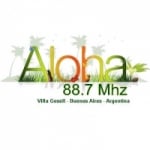 Logo da emissora Radio Aloha 88.7 FM