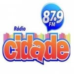 Logo da emissora RÃ¡dio Cidade 87.9 FM