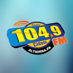 Logo da emissora Rádio Cidade 104.9 FM