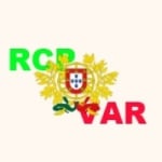 Logo da emissora Radio Portuguesa do VAR