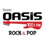 Logo da emissora Radio Oasis 100.1 FM