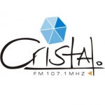 Logo da emissora Radio Cristal 107.1 FM