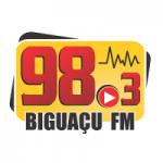 Logo da emissora Rádio Biguaçu 98.3 FM