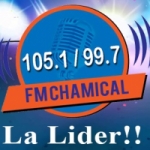 Logo da emissora Radio Chamical 105.1 FM