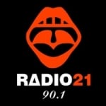 Logo da emissora Radio 21 90.1 FM