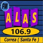 Logo da emissora Radio Alas 106.9 FM