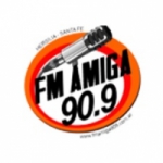 Logo da emissora Radio Amiga 90.9 FM