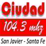 Logo da emissora Radio Ciudad 104.3 FM